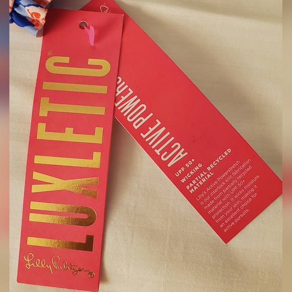 NWT Lilly Pulitzer UPF 50+ Luxletic Zahara Ruffle Sports Bra XXS - Picture 7 of 12